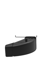 Rear side discharge chute