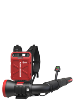 Commercial-grade 60 V backpack leaf blower