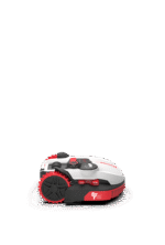 The compact Kress Mission Nano robot mower manages lawns up to 1,000 m²